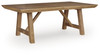 Ridgester - Rectangular Dining Room Extension Table - Light Brown