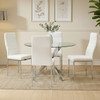 ONTARIO White 5 Piece Dining Set