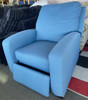 AYANA Blue 34" Wide Push-Back Recliner