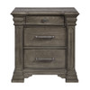 Kings Court - 3-Drawer Nightstand (Sliding Top)