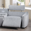 Fullar - RAF Modular Power Motion Recliner - Light Gary Chenille