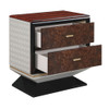 Jamonica - Nightstand With 2 Drawers - Dark Brown