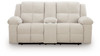 Orlen - Double Reclining Loveseat With Console - Winter
