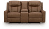 Mackmenville - Double Reclining Loveseat With Console