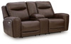 Gravier - Power Reclining Loveseat With Console / Adjustable Headrest - Cordova