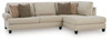 Steelwater Retreat - 2-Piece Sectional With RAF Corner Chaise - Latte