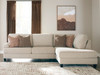 Steelwater Retreat - 2-Piece Sectional With RAF Corner Chaise - Latte