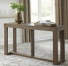 LOGAN Brown 64 Inch Sofa Table