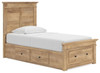 Makidern - Panel Storage Bed