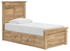 Makidern - Panel Storage Bed
