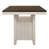 Tasnim - Counter Dining Table - Oak & Antique White