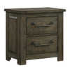 Maverick - Nightstand With USB - Gray