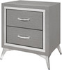 ELEINA Silver 22" Wide Night Stand