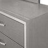ELEINA Silver 58" Wide x 74" Height Dresser & Mirror