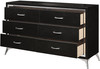 ELEINA Black 58" Wide x 34" Height Dresser