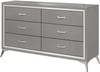 ELEINA Silver 58" Wide x 34" Height Dresser