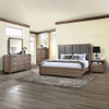 Harrisburg - 6/6 Eastern King 5 Piece Bedroom Set (Bed, Dresser, Mirror, Chest, Nightstand) - Dark Gray