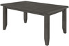 HAYVILLE Dark Gray 6 Piece Dining Set