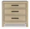 Calmoro - Three Drawer Night Stand - Gray