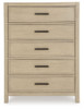 Calmoro - Five Drawer Chest - Gray