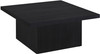 LUCILLE Black 36" x 36" Coffee Table