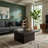 LUCILLE Black 36" x 36" Coffee Table