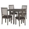 Yorktown - 5 Piece Dining Set - Gray