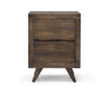 Pasco - Nightstand With Glides - Dark Brown