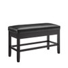 Carrara - Storage Counter Bench - Black