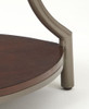 Miles - Round End Table - Brown
