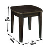 Diletta - 3 Piece Table Set - Brown
