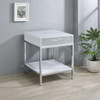 Mirage - Side Table - White