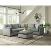 Deville - Modular Ottoman - Nova Gray