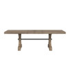 Yellowstone - Dining Table With 2X12" Leaves - Gray