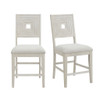 Avalanche - Counter Side Chair (Set of 2) - Antique White