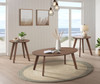 Theo - Three Pack Occasional Set With Coffee Table And 2 End Tables - Walnut