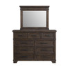 Colorado City - Dresser And Mirror Set - Charcoal