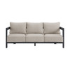 Playa - Sofa With 2 Pillows - Dark Gray / Beige