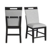 Transcend - Counter Side Chair (Set of 2) - Charcoal