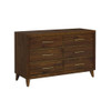 Malia - 6-Drawer Dresser - Walnut