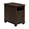 Wagner - Chairside Table With USB - Cherry
