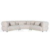 Four Seasons - Sectional Set With 6 Pillows - Camel
