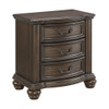 Brunswick - 2-Drawer Nightstand With USB - Mahogany