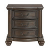 Brunswick - 2-Drawer Nightstand With USB - Mahogany