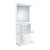 Wendolyn - Wine Cabinet With Light - Glossy White