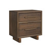 Brisbane - Nightstand With USBC And LED - Brown