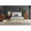 Brisbane - Nightstand With USBC And LED - Brown
