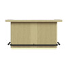 Cambrie - Bar Table With LED - Off-White And Natural