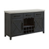 Axel - Server - Light Gray / Espresso