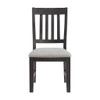 Montrose - Fabric Dining Side Chair (Set of 2) - Espresso / Light Gray